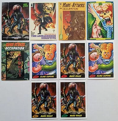 Mars Attacks Occupation Chase & Incentive Cards 2016 Topps Kickstarter GPK IDW  • $35