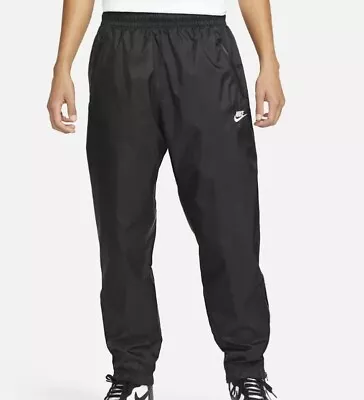 Nike Sportswear Men's Windrunner Woven Nylon Track Pants Black CN8774-010 Small • $59.99