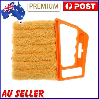 $8.91 • Buy Window Blind Cleaning Brush Air Conditioner Shutter Dust Cleaner (Yellow 1) AU