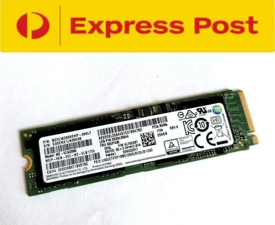 $32.50 • Buy Samsung PM961 256GB NVMe SSD PCIe 3.0 M.2 2280 MZVLW256HEHP Lenovo FRU 00UP436