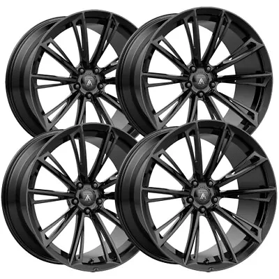 (Set Of 4) Staggered-Asanti ABL30 Corona 20  5x120 +35mm Gloss Black Wheels Rims • $1500