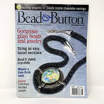 Bead & Button Magazine Issue No. 50 - August 2002 - Beadwork Designs/Patterns • $7.99