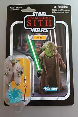 Hasbro Star Wars Tvc Vc # 20 Yoda 3.75   Inch Rots The Vintage Collection Moc • $100