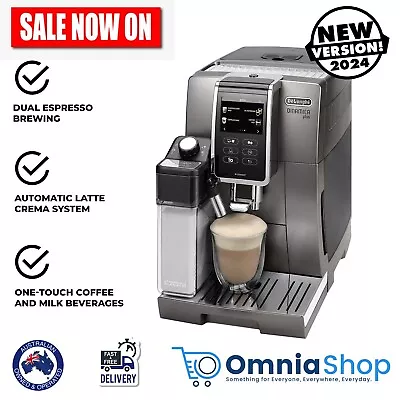 De'Longhi Dinamica Plus Coffee Machine Titanium ECAM37095T Espresso Machine • $1161.97