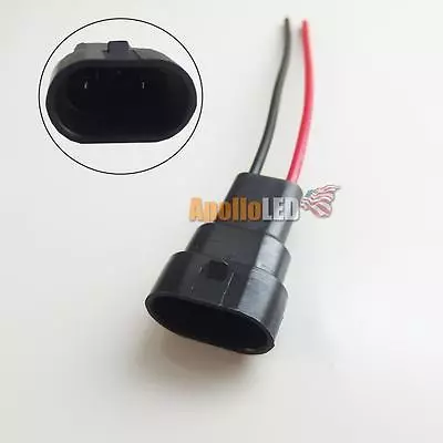 2pcs 9005 9006 Headlights Fog Light Male Replace Adapter Wiring Harness Plug • $6.99