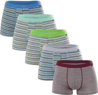 Men's Luxury Bamboo Boxer Underwear Ultra Soft And Breathable Stripes Boxer Brie • $28.50