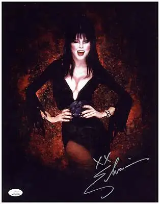 Elvira Signed 11x14 Photo Mistress Of The Dark Authentic Autographed JSA COA 5 • $159.99