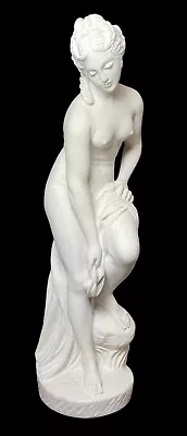 Italian Marble Sculpture Of A Classical Female Nude Figure 15-3/4” • $85