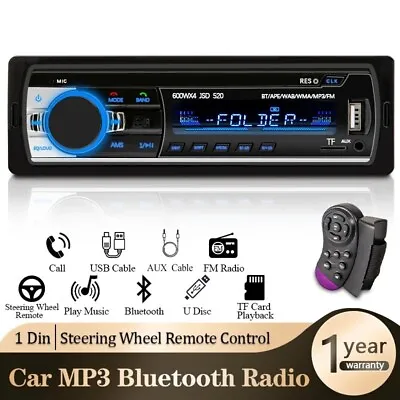 BOSS Audio Systems 616 UAB Car Stereo-Bluetooth  USB Aux-inAM/FM No CD • $27.99