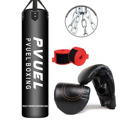 59'' Boxing Punching Bag Training Muay Thai Speed Kicking MMA Workout Kick Bag • $39.99