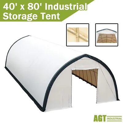 40' X 80' PVC Container Canopy Shelter Industrial Commercial Storage Tent Canopy • $9799