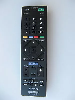 Sony Rm-yd092 Tv Remote Control Original Kdl46r450a Kdl40r450a Kdl32r400a • $4.50