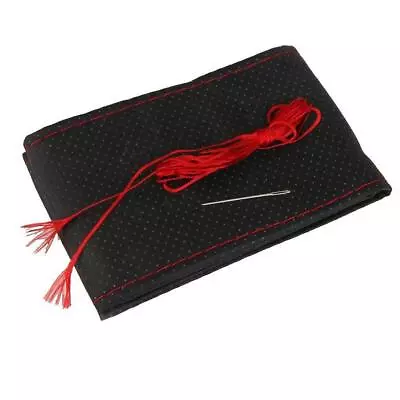 DIY Hand Sewing Fine Leather Auto Car Steering Wheel Cover W/ Needle & Thread • $12.78