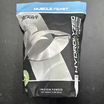 Muscle Feast Protein Powder Premium Blend Grass Feed Unflavored 2Lbs Manuf 8/23 • $45