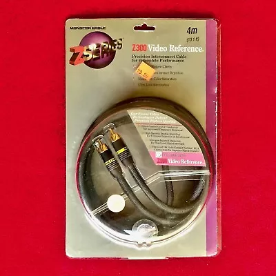  Monster Cable Z300 Video Reference Interconnect Cable - RCA - 4 Meter (13 Ft.) • $25