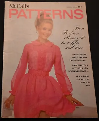 McCall's Patterns Summer 1968 Fashion Magazine • $12.95