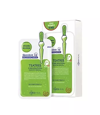 MEDIHEAL  Tea Tree Essential Mask 10-PACK (WITH Or WITHOUT Box) Exp 2024/02 • $12.99