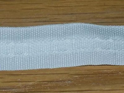 £4.99 • Buy 5 Meters RUFFLETTE WHITE DAINTY MINI STYLING TAPE FOR DELICATE GATHERS 17mm Wide