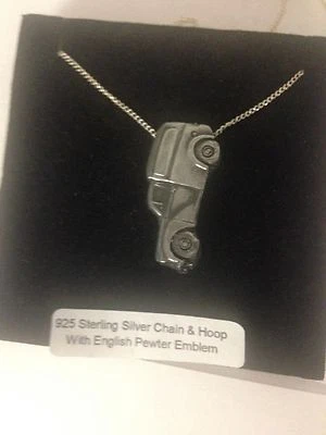 £19.95 • Buy Morris Minor Van Ref163 Car On 925 Sterling Silver Necklace 16,18,20,26,30