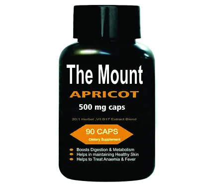 The Mount Apricot Extract B17 Boosts Metabolism & Healthy Skin 500mg 90 Capsule • $30.96