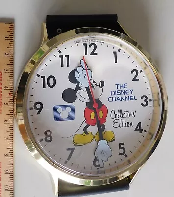 Mickey Mouse Watch Wall Clock Collectors Edition Disney Doesn't Work Never Used • $24.95