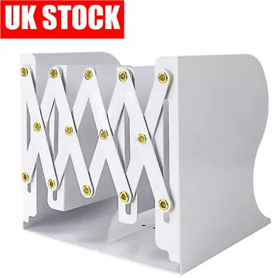 Extendable Heavy Duty Metal Bookends Book Ends Home Office Supplies Stationery • £9.90