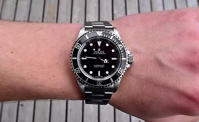 2007 Rolex Submariner No Date 40mm Black 2 Linear Dial Stainless Full Set 14060M • $8399.99