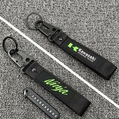 For Kawasaki Motorcycle Embroidery Key Holder Chain Collection Keychain • £1.20