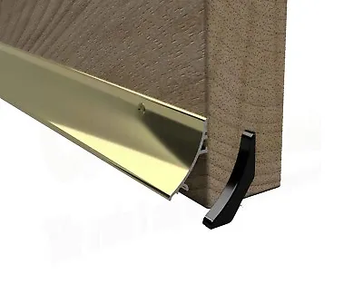 Gold Door Rain Water Weather Deflector Bar Board UPVC Timber Weatherbar Guard • £8.49