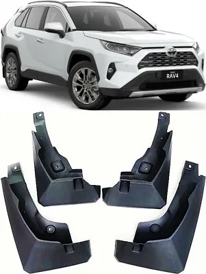 New Genuine Front & Rear Splash Guards Mud Flaps For 2020-2024 Toyota RAV4 • $40.99