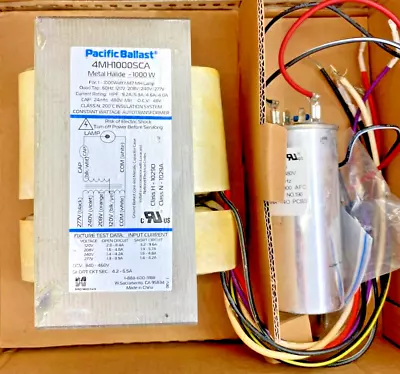 1000W Metal Halide Ballast And Capacitor Kit Multi Tap 120/240/208/277v • $97.95