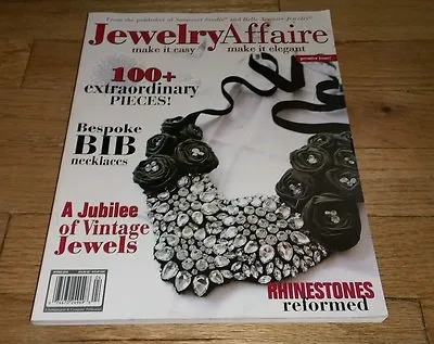 JEWELRY AFFAIRE Premier MAGAZINE #1 Premiere Rhinestones Bib Necklaces Jewels  • $19.99