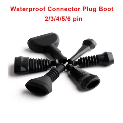 2/3/4/5/6 Pin TYCO AMP Superseal Waterproof Connector Plug Boot Silicone Sleeve • £33.59