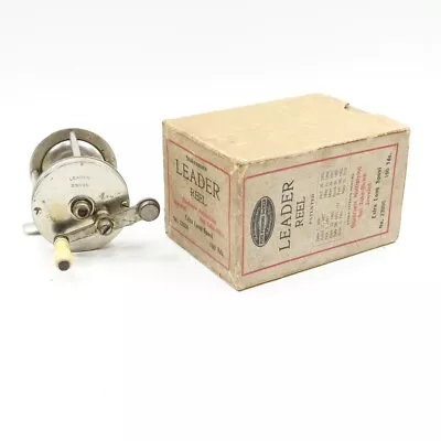 Vintage Shakespeare Leader 100-Yard Fishing Reel. W/ Box. • $150