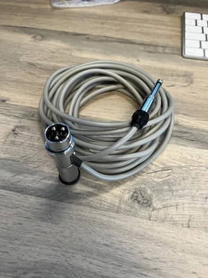 £4.99 • Buy Reslo Microphone Cable For Stand. Phono Connector