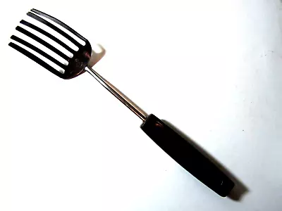 Vintage Foley 6-Tine Pastry Blending/Mixing Fork Stainless W/Black Handle • $14.04