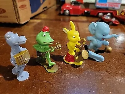 VINTAGE IDL TOYS ANIMAL BAND Toy Figure Lot Of 4 PVC Plastic Hong Kong • $22