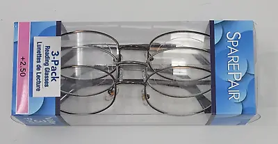Foster Grant Reading Glasses 3 Pack +2.50 • $10.99