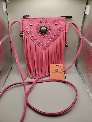 Montana West Crossbody Fringe Phone Purse Handbag New NWT Small • $16.99