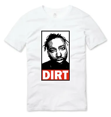 ODB 'Dirt' Wu Tang Hip Hop Hero T Shirt White • £16.49