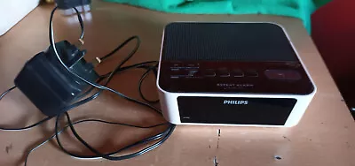 Philips AJ3112 Digital Repeat Alarm Clock Radio Retro Tested & Working • £6.50