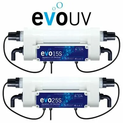 Evolution Aqua EvoUV Aquarium UV Steriliser 15w 25w Evo Marine Tank Clear Water • £124.95