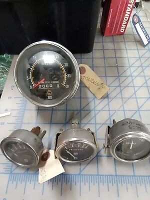 Vintage Stewert Warner Gauge Set • $75