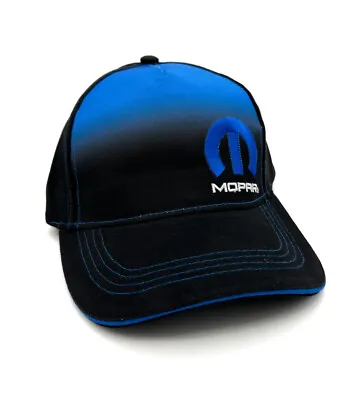 Blue & Black Faded MOPAR Hat Cap W/ Offset  M  Script Logo • $19.95
