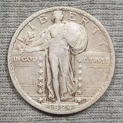 Nice 1924 Standing Liberty Quarter • $17.01