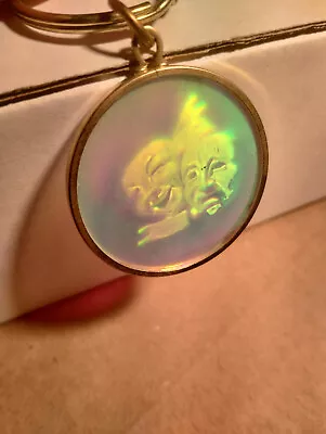 Absract Happpiness And Agony Translucent Hologram Pendant • £25.29