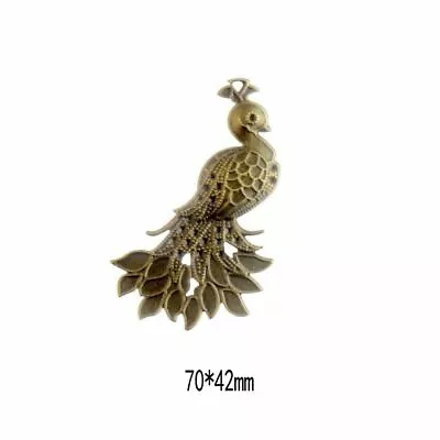Metal Filigree Wraps Antique Bronze Connectors Craft Jewelry Making Findings 10p • $15.29