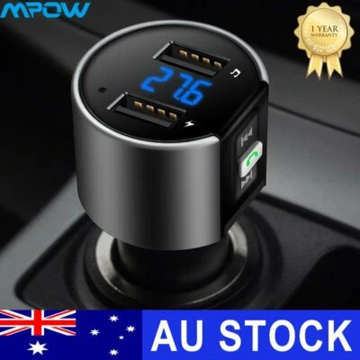 Handsfree Car Kit FM Transmitter Wireless Bluetooth Radio MP3 Player USB Nn • $12.49