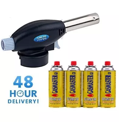 £4.89 • Buy Blow Torch Butane Gas Flamethrower Burner Welding Auto Ignition Camping 