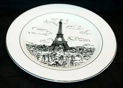 MIKASA HK 114 Parisian Scenes By Susan Steinberg 7 5/8  Salad Plate • $13.99